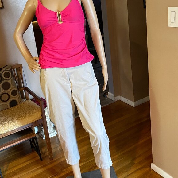 Talbots Pants - Talbots Perfect Crop Pants Tan 6P